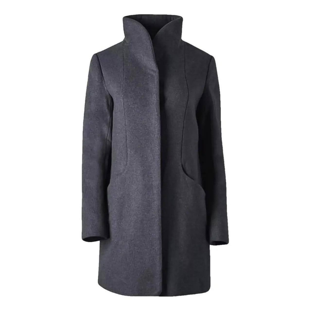 Aritzia Wilfred The Cocoon Coat Charcoal XS